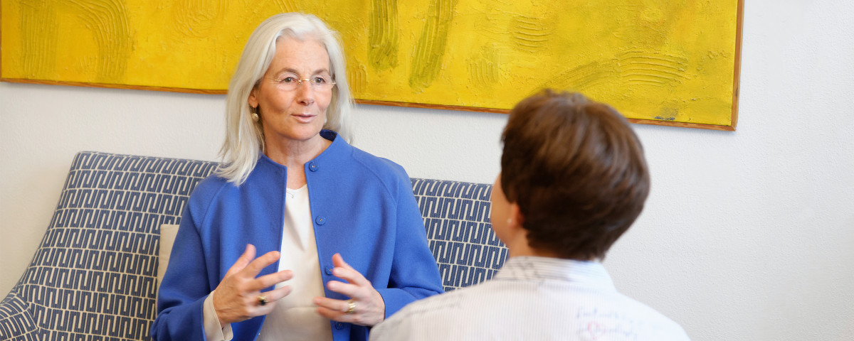 Andrea Stemberger im Gespräch